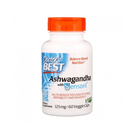Ashwagandha With Sensoril 125 mg 60 Veggie Capsules