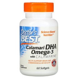 Calamari DHA 500 With Calamarine 500 mg 60 Softgels