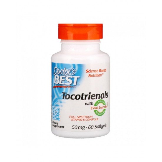 Tocotrienols with EVNol SupraBio 50 mg 60 Softgels