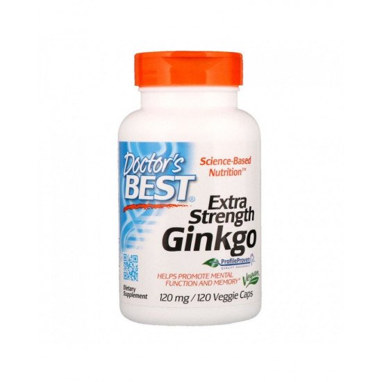 Extra Strength Ginkgo 120 mg 120 Veggie Capsules