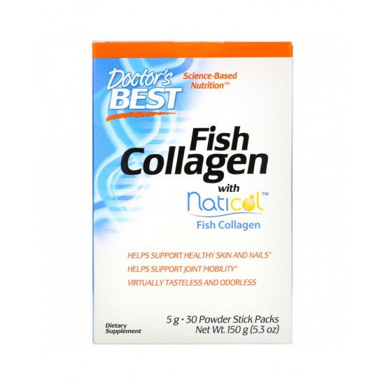 Fish Collagen with Naticol 30 Powder Stick Packs