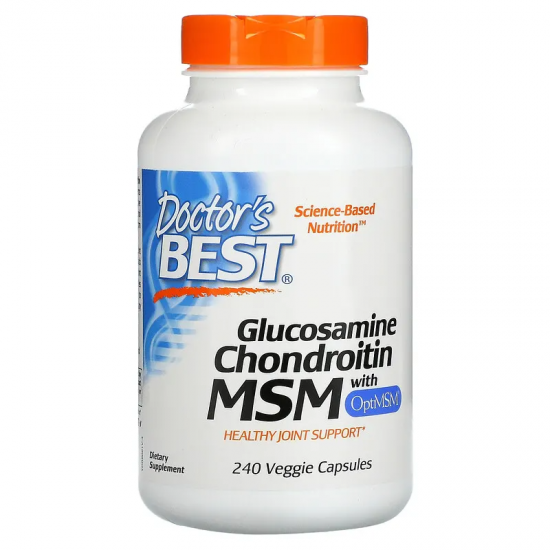 Glucosamine Chondroitin MSM with OptiMSM 240 Capsules