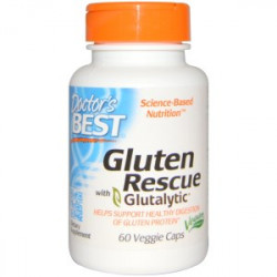 Gluten Rescue with Glutalytic 60 Veggie Capsules