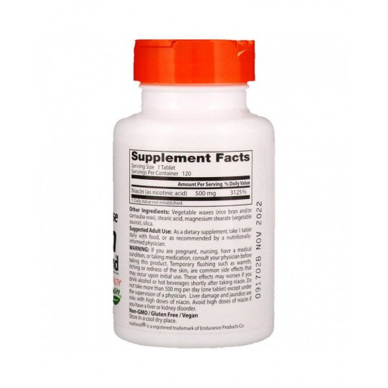 Sustained-Release Niacin with niaXtend 500 mg 120 Tablets