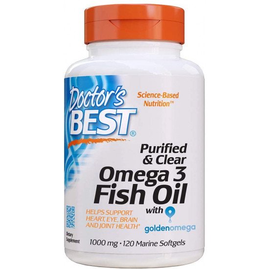Omega 3 Fish Oil with Goldenomega 1000 mg Marine Softgels