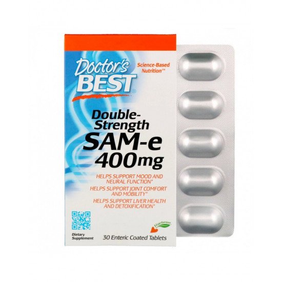 Double-Strength SAMe 400 mg 30 Enteric Coated Tablets