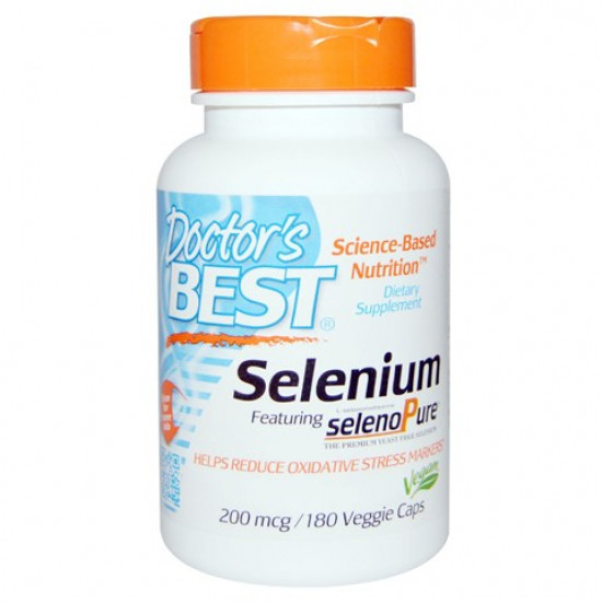 Selenium 200 mcg 180 Veggie Caps Doctor`s Best