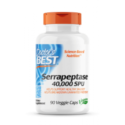 Serrapeptase 40 000 SPU 90 Veggie Capsules
